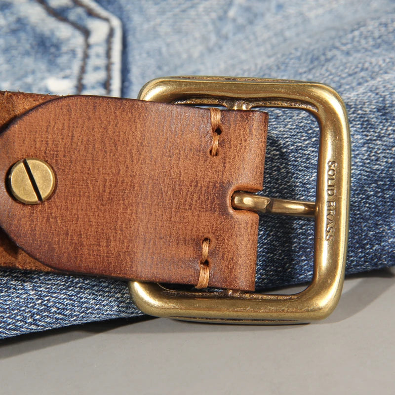 The Giovanni Rossi  Cowhide Leather Belt