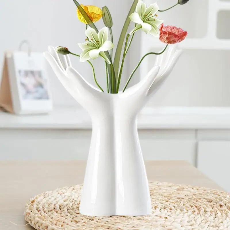 Nordic Blossom Hand Ceramics Vase